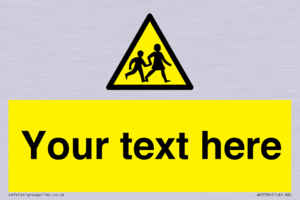 Custom Warning children Sign